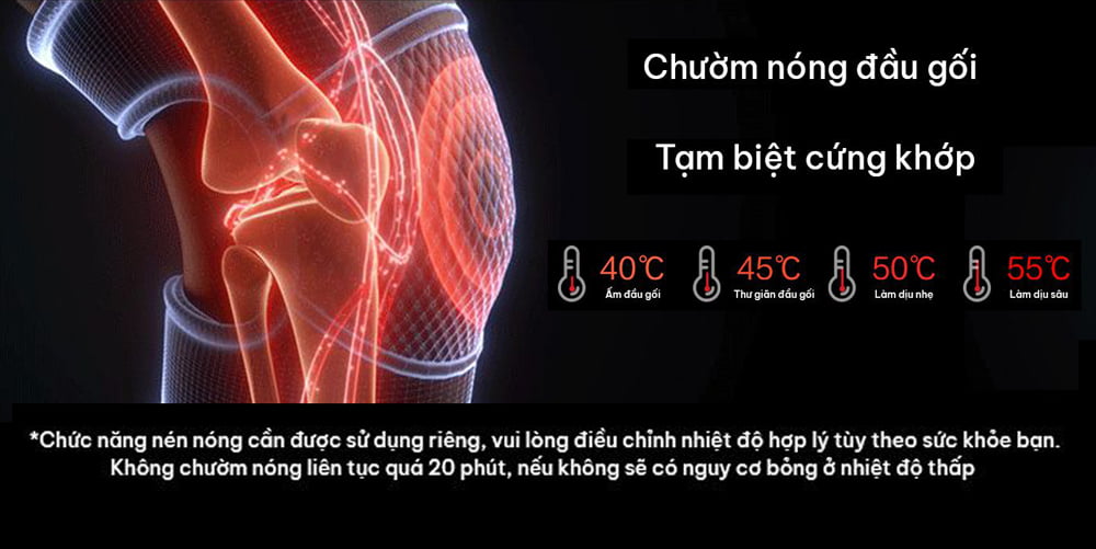 Máy massage đầu gối SKG BK3 cao cấp - SKG Việt Nam | Trải nghiệm chăm sóc sức khỏe cùng SKG