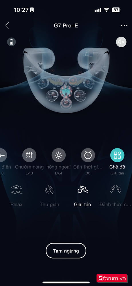 Trải nghiệm thực tế Máy Mát Xa Cổ SKG G7 PRO-E nhỏ gọn dễ dàng mang đi - SKG Việt Nam